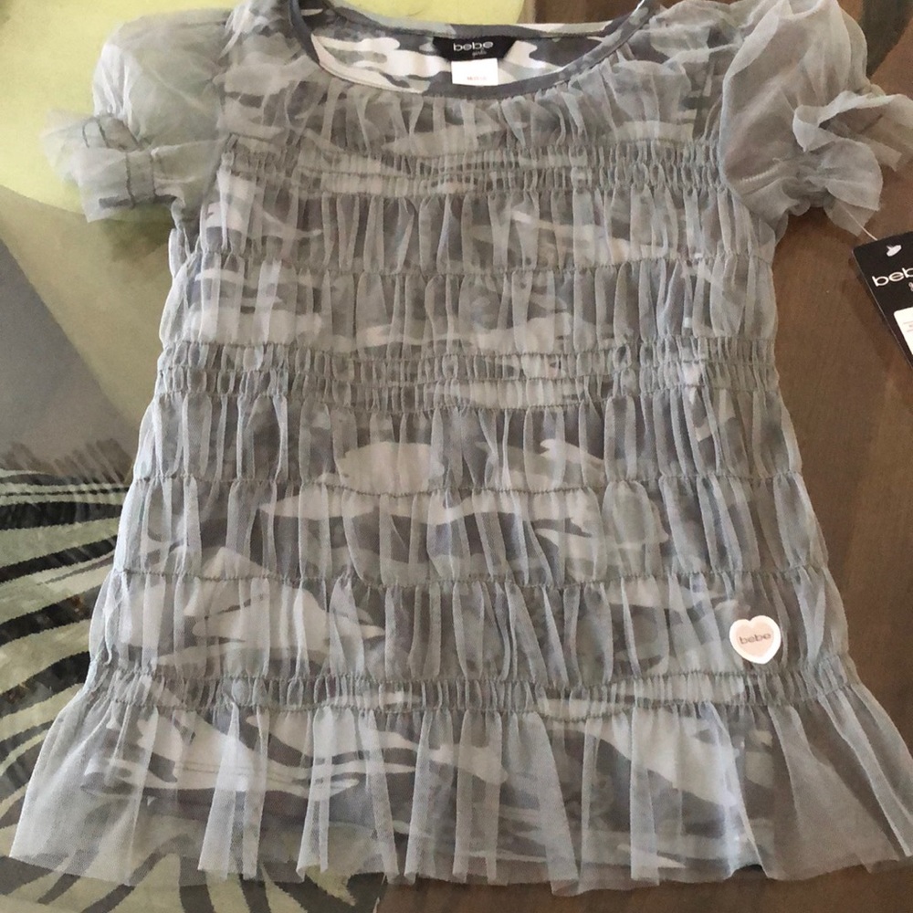 Too Cute a Bebe girls top in cami under.